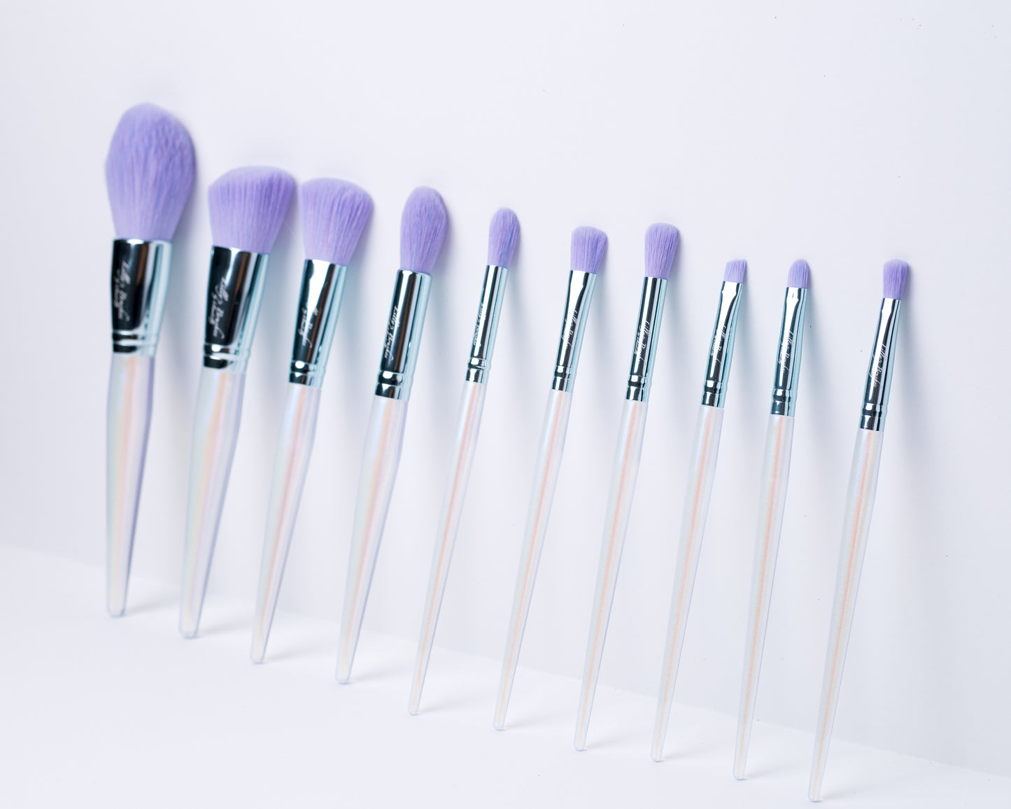 Lavender Glitter- 10 Piece Brush Set